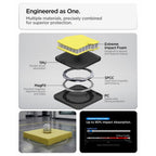Spigen Tough Armor Mag MagSafe dėklas Samsung Galaxy S26 FE - juodas -- Samsung Galaxy S26 FE