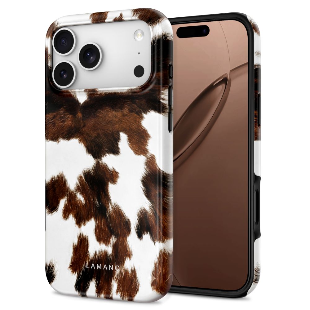 Tech-Protect Lamano MagSafe dėklas iPhone 18 Pro Max / 17 Pro – rudas ir baltas -- iPhone 18 Pro Max / iPhone 17 Pro