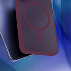 Dėklas 3mk Smoke MagCase, skirtas iPhone 18 Pro / 17 Pro - bordo -- iPhone 18 Pro / iPhone 17 Pro