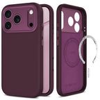 Tech-Protect Uniq MagSafe CC dėklas iPhone 18 Pro / 17 Pro - bordo -- iPhone 18 Pro / iPhone 17 Pro