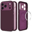 Tech-Protect Uniq MagSafe CC dėklas iPhone 18 Pro Max / 17 Pro Max - bordo -- iPhone 18 Pro Max / iPhone 17 Pro Max