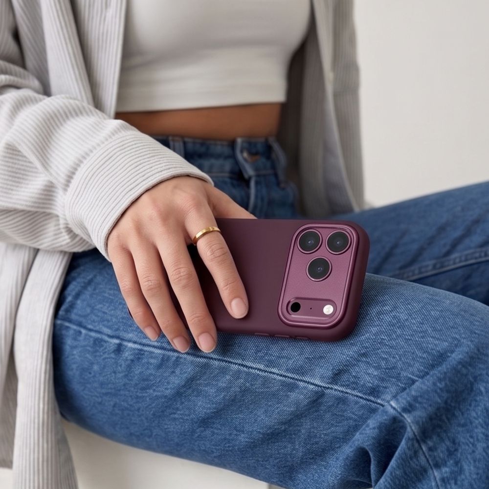 Tech-Protect Uniq MagSafe CC dėklas iPhone 18 Pro Max / 17 Pro Max - bordo -- iPhone 18 Pro Max / iPhone 17 Pro Max