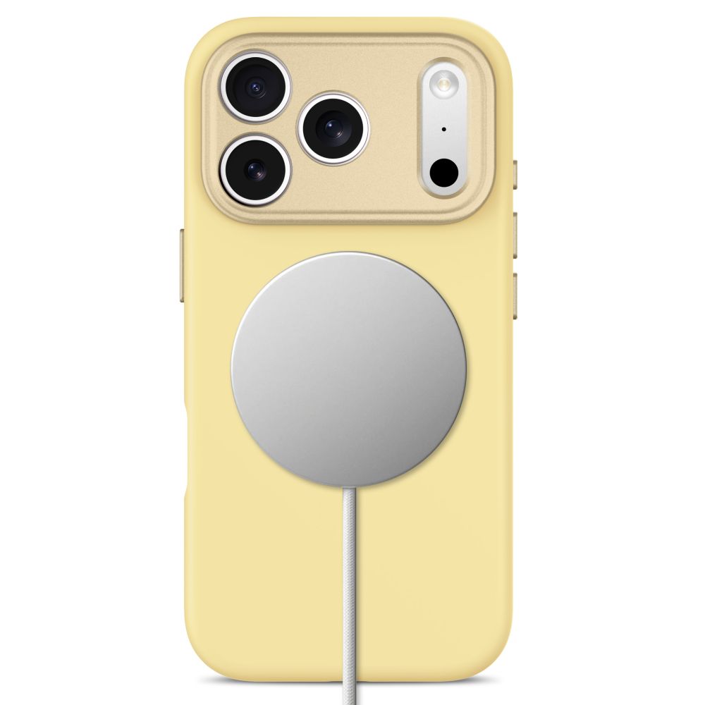 Tech-Protect Uniq MagSafe CC dėklas iPhone 18 Pro Max / 17 Pro Max - geltona -- iPhone 18 Pro Max / iPhone 17 Pro Max