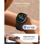 Spigen Athlex Air M dirželis Apple Watch 44 / 45 / 46 / 49 mm - juodas ir pilkas -- Apple Watch 44mm / Apple Watch 45mm /...