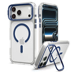 Spigen Ultra Hybrid Optik S MagSafe Case for iPhone 18 Pro Max / 17 Pro Max - Skaidri Tamsiai Mėlyna -- iPhone 18 Pro Max...