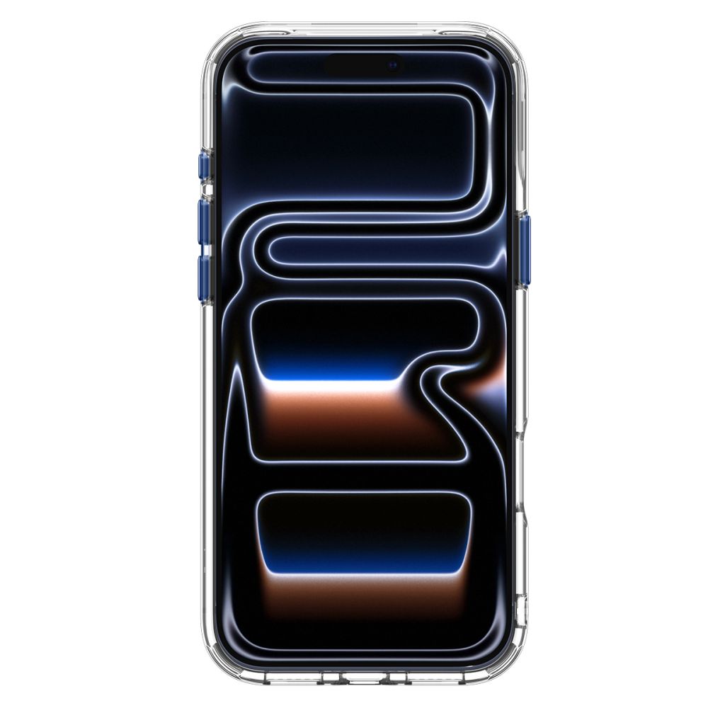 Spigen Ultra Hybrid Optik S MagSafe Case for iPhone 18 Pro Max / 17 Pro Max - Skaidri Tamsiai Mėlyna -- iPhone 18 Pro Max...