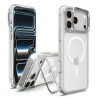 Spigen Ultra Hybrid Optik S MagSafe dėklas iPhone 18 Pro / 17 Pro - Skaidrus Sidabrinis -- iPhone 18 Pro / iPhone 17 Pro