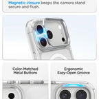 Spigen Ultra Hybrid Optik S MagSafe dėklas iPhone 18 Pro / 17 Pro - Skaidrus Sidabrinis -- iPhone 18 Pro / iPhone 17 Pro