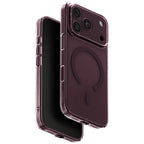 Uniq Airsuit Magclick Charging dėklas iPhone 18 Pro / 17 Pro - Burgundiška -- iPhone 18 Pro / 17 Pro