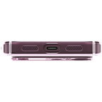 Uniq Airsuit Magclick Charging dėklas iPhone 18 Pro / 17 Pro - Burgundiška -- iPhone 18 Pro / 17 Pro