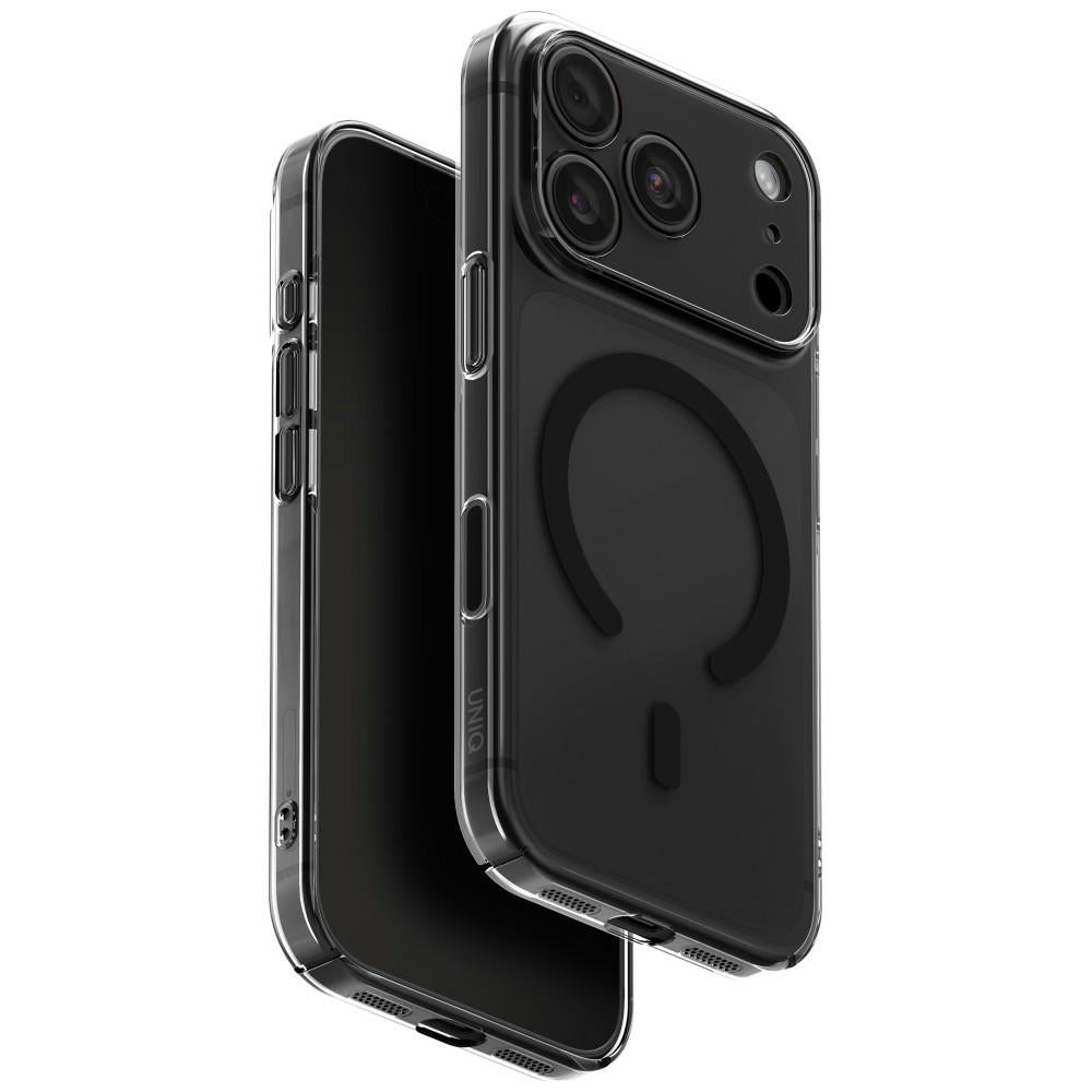 Uniq Airsuit Magclick Charging dėklas iPhone 18 Pro / 17 Pro - Juoda -- iPhone 18 Pro / 17 Pro