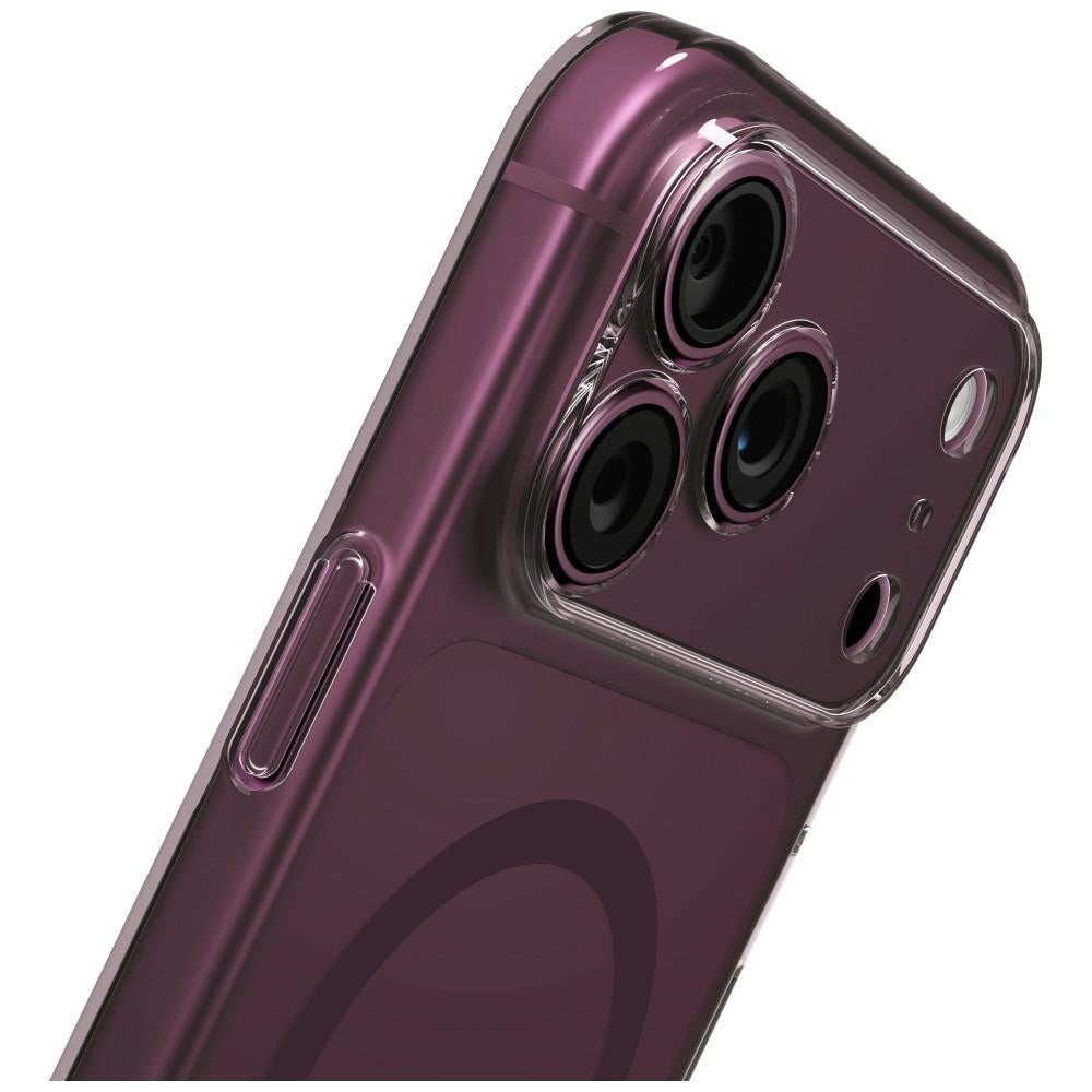 Uniq Airsuit Magclick Charging dėklas skirtas iPhone 18 Pro Max / 17 Pro Max - bordo -- iPhone 18 Pro Max / 17 Pro Max