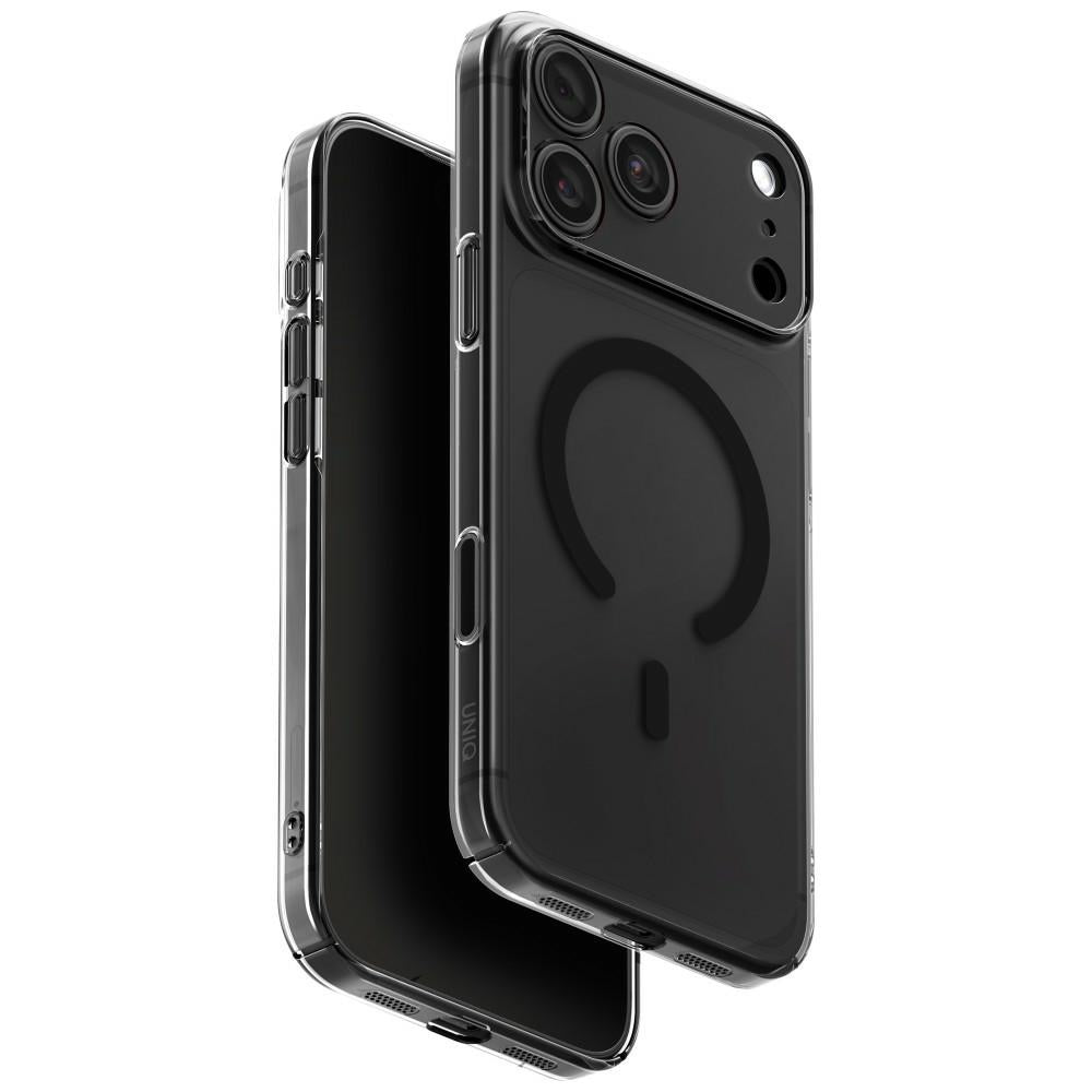 Uniq Airsuit Magclick Charging dėklas skirtas iPhone 18 Pro Max / 17 Pro Max - juoda -- iPhone 18 Pro Max / 17 Pro Max