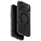 Uniq Airsuit Magclick Charging dėklas skirtas iPhone 18 Pro Max / 17 Pro Max - juoda -- iPhone 18 Pro Max / 17 Pro Max