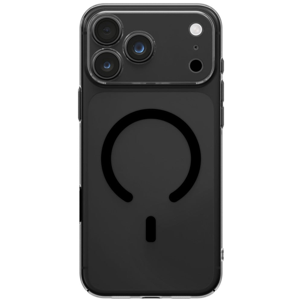 Uniq Airsuit Magclick Charging dėklas skirtas iPhone 18 Pro Max / 17 Pro Max - juoda -- iPhone 18 Pro Max / 17 Pro Max