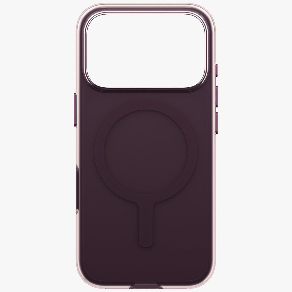 Uniq Clario Magclick Charging ekologiškas dėklas skirtas iPhone 18 Pro / 17 Pro - violetinė -- iPhone 18 Pro / 17 Pro