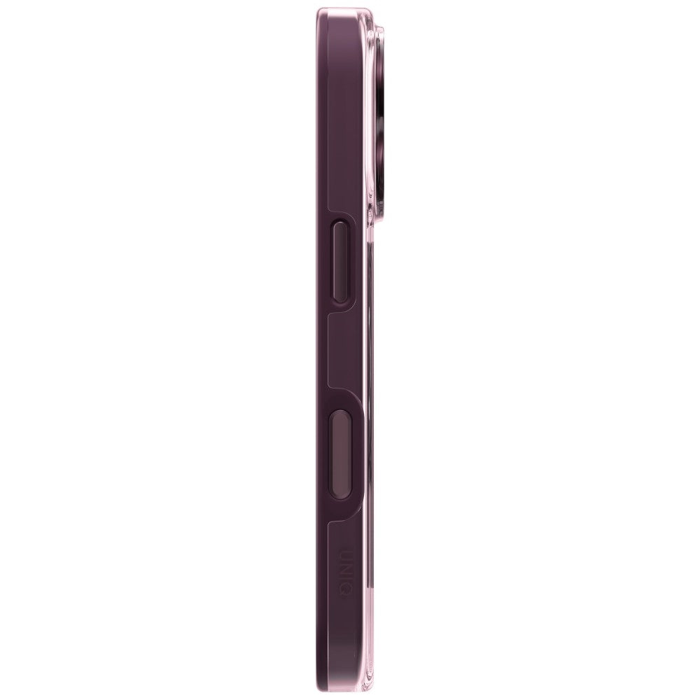 Uniq Clario Magclick Charging ekologiškas dėklas skirtas iPhone 18 Pro / 17 Pro - violetinė -- iPhone 18 Pro / 17 Pro