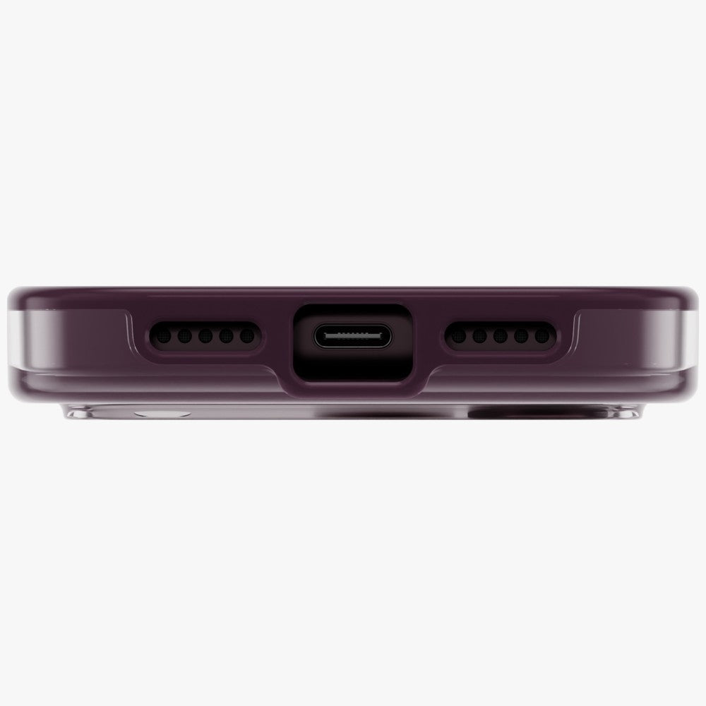 Uniq Clario Magclick Charging ekologiškas dėklas skirtas iPhone 18 Pro / 17 Pro - violetinė -- iPhone 18 Pro / 17 Pro