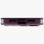 Uniq Clario Magclick Charging ekologiškas dėklas skirtas iPhone 18 Pro / 17 Pro - violetinė -- iPhone 18 Pro / 17 Pro