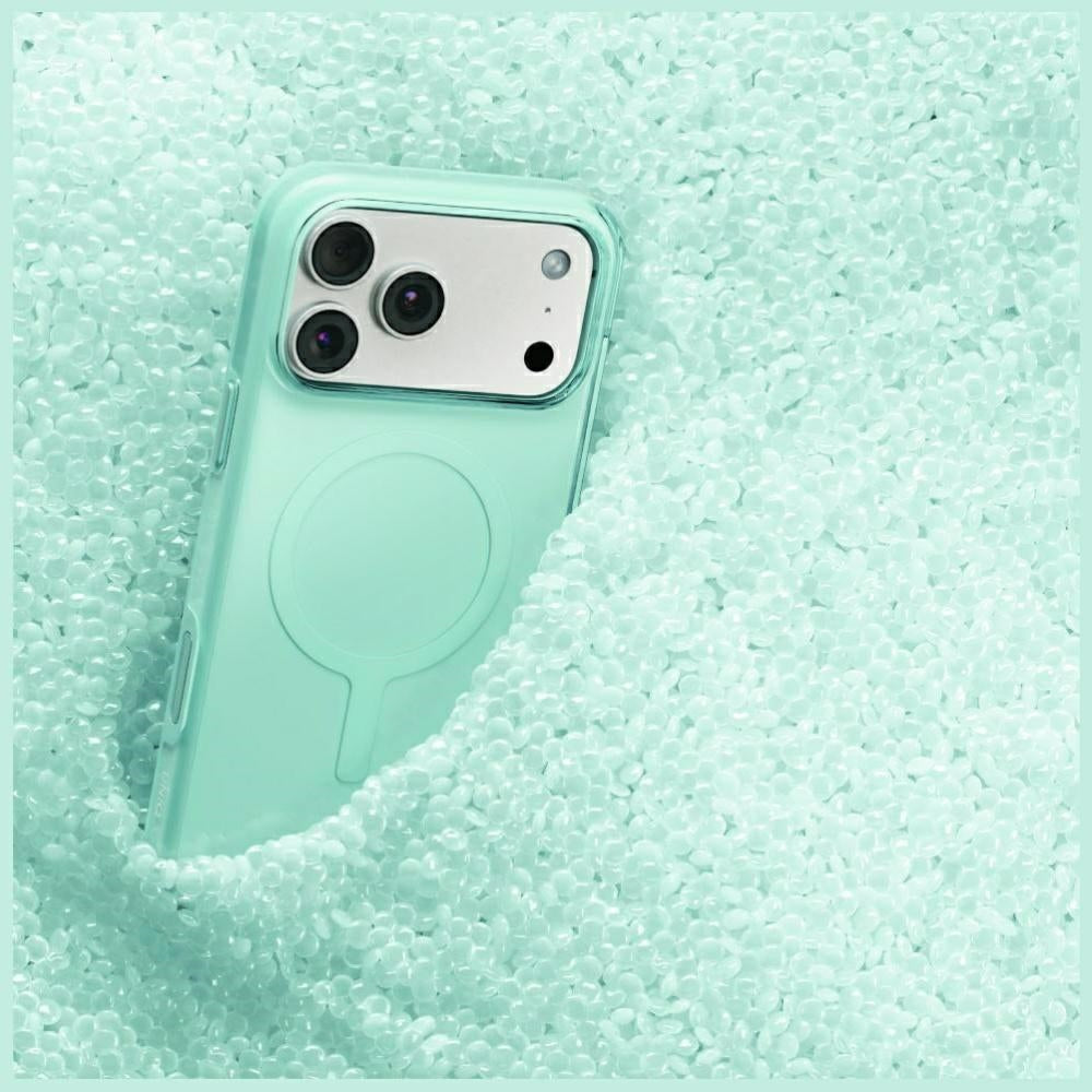 Uniq Clario Magclick Charging dėklas iPhone 18 Pro / 17 Pro - Mėtinė -- iPhone 18 Pro / 17 Pro