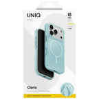 Uniq Clario Magclick Charging dėklas iPhone 18 Pro / 17 Pro - Mėlyna -- iPhone 18 Pro / 17 Pro