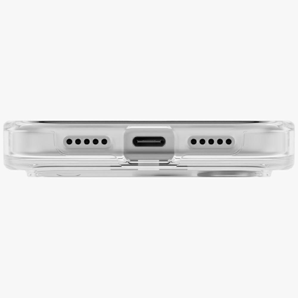 Uniq Clario Magclick Charging dėklas iPhone 18 Pro / 17 Pro - Skaidri -- iPhone 18 Pro / 17 Pro