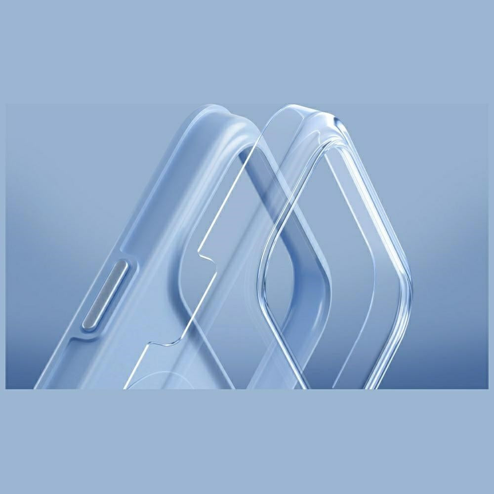 Uniq Clario Magclick įkrovimo dėklas iPhone 18 Pro Max / 17 Pro Max - mėlyna -- iPhone 18 Pro Max / 17 Pro Max