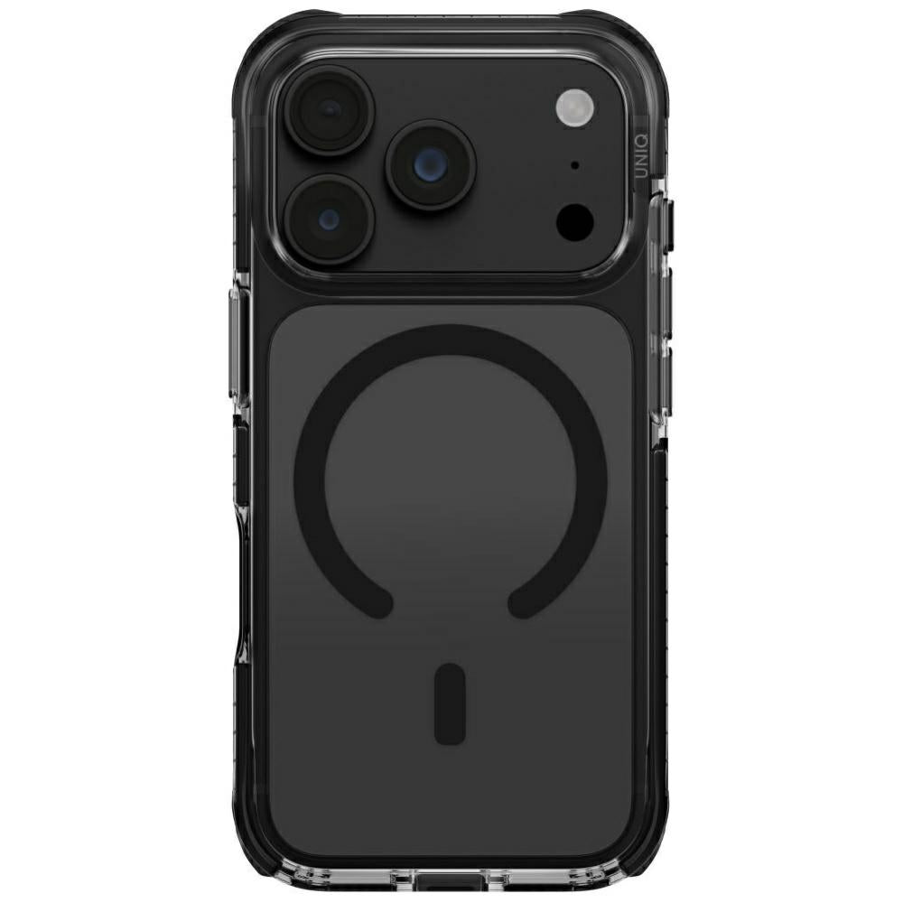 Uniq Combat Magclick krovimo dėklas skirtas iPhone 18 Pro / 17 Pro - juoda -- iPhone 18 Pro / iPhone 17 Pro