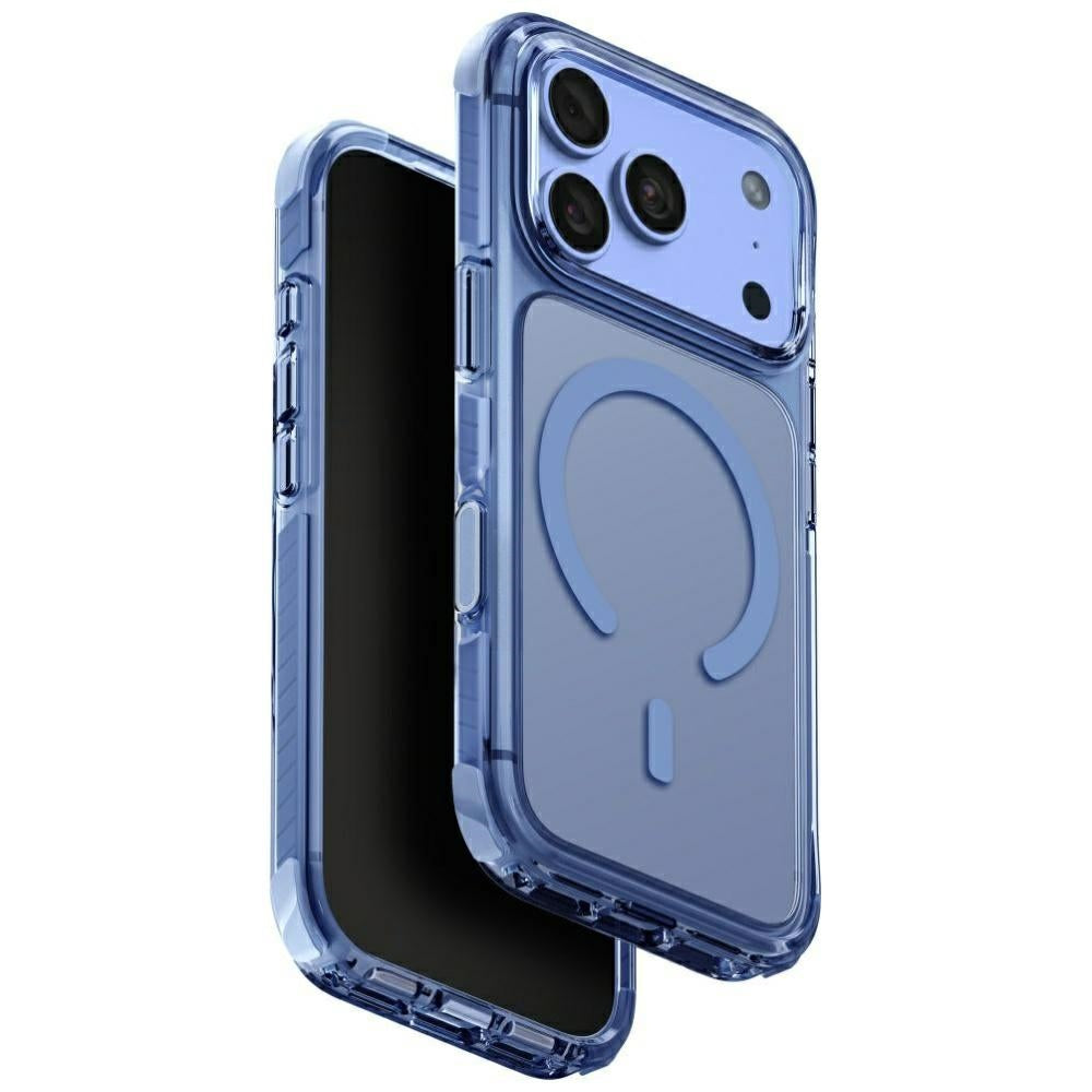 Uniq Combat Magclick krovimo dėklas skirtas iPhone 18 Pro / 17 Pro - mėlyna -- iPhone 18 Pro / iPhone 17 Pro