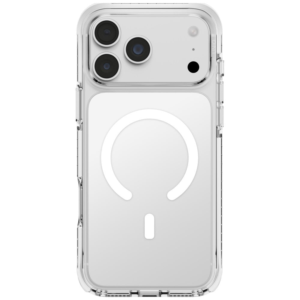 Uniq Combat Magclick Charging Dėklas iPhone 18 Pro Max / 17 Pro Max - balta -- iPhone 18 Pro Max / iPhone 17 Pro Max