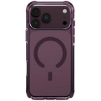 Uniq Combat Magclick Charging dėklas iPhone 18 Pro Max / 17 Pro Max - bordo -- iPhone 18 Pro Max / iPhone 17 Pro Max