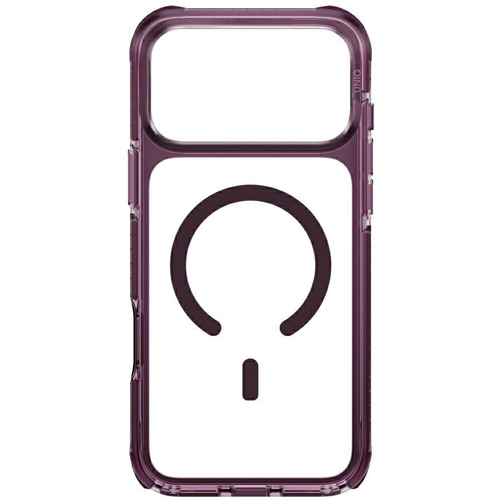 Uniq Combat Magclick Charging dėklas iPhone 18 Pro Max / 17 Pro Max - bordo -- iPhone 18 Pro Max / iPhone 17 Pro Max