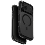 Uniq Combat Magclick Charging dėklas iPhone 18 Pro Max / 17 Pro Max - juoda -- iPhone 18 Pro Max / iPhone 17 Pro Max