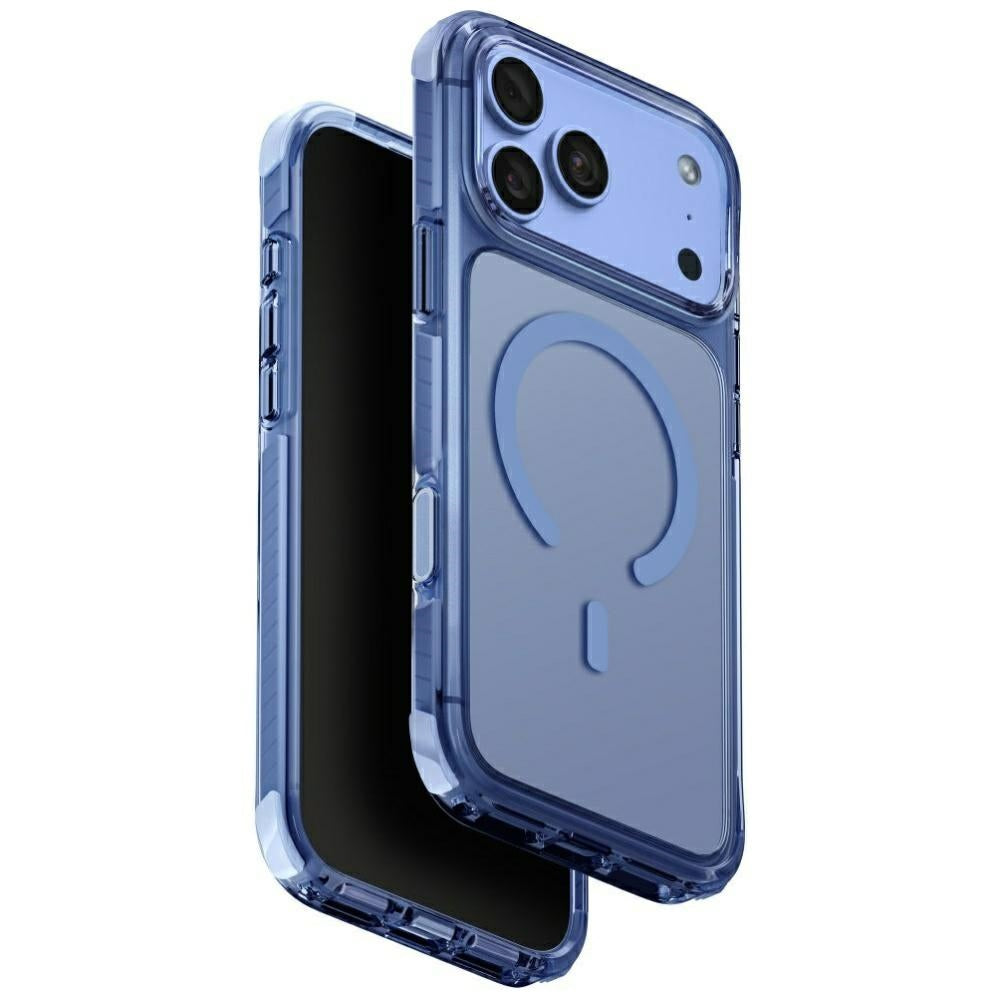 Uniq Combat Magclick Charging dėklas iPhone 18 Pro Max / 17 Pro Max - mėlyna -- iPhone 18 Pro Max / iPhone 17 Pro Max