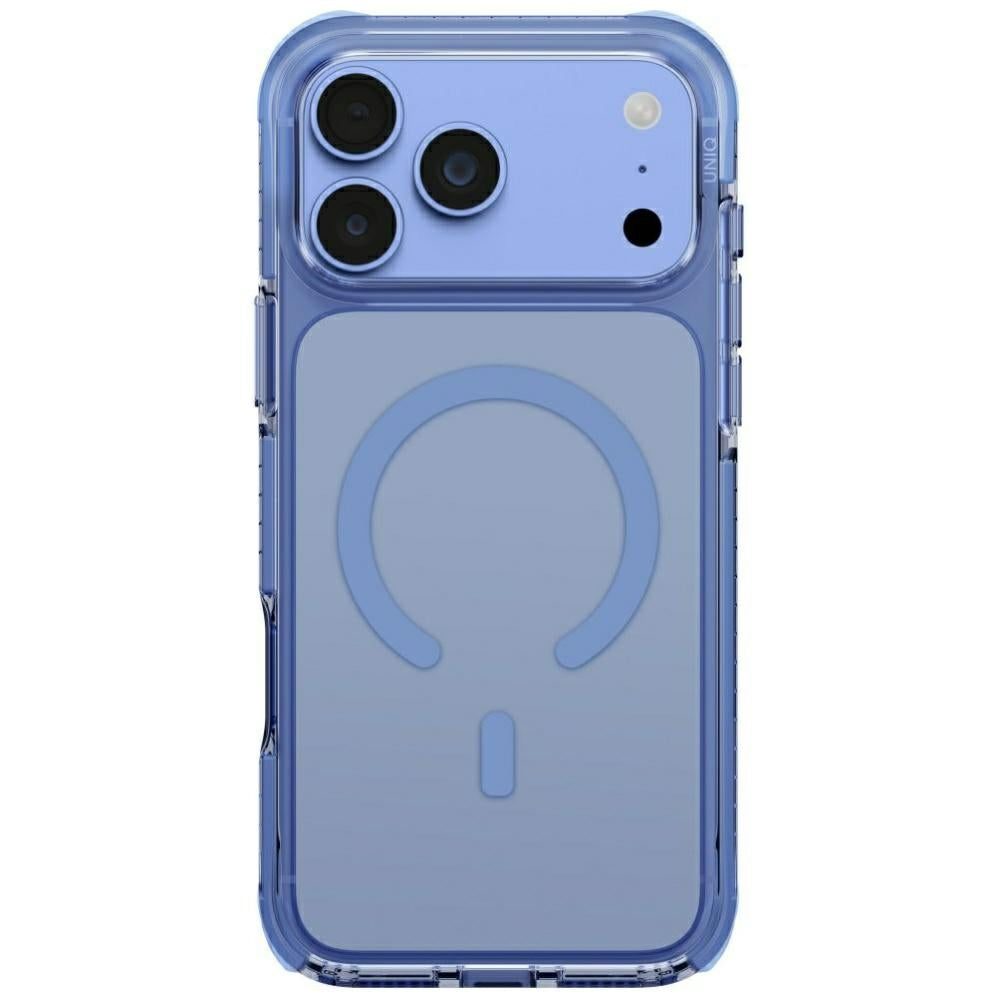 Uniq Combat Magclick Charging dėklas iPhone 18 Pro Max / 17 Pro Max - mėlyna -- iPhone 18 Pro Max / iPhone 17 Pro Max