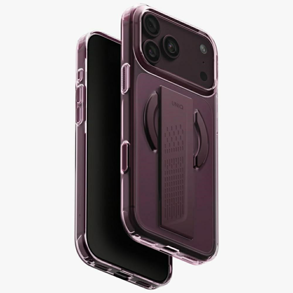 Uniq Heldro Air Magclick Charging dėklas iPhone 18 Pro Max / 17 Pro Max - bordo -- iPhone 18 Pro Max / iPhone 17 Pro Max