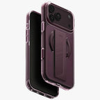 Uniq Heldro Air Magclick Charging dėklas iPhone 18 Pro Max / 17 Pro Max - bordo -- iPhone 18 Pro Max / iPhone 17 Pro Max