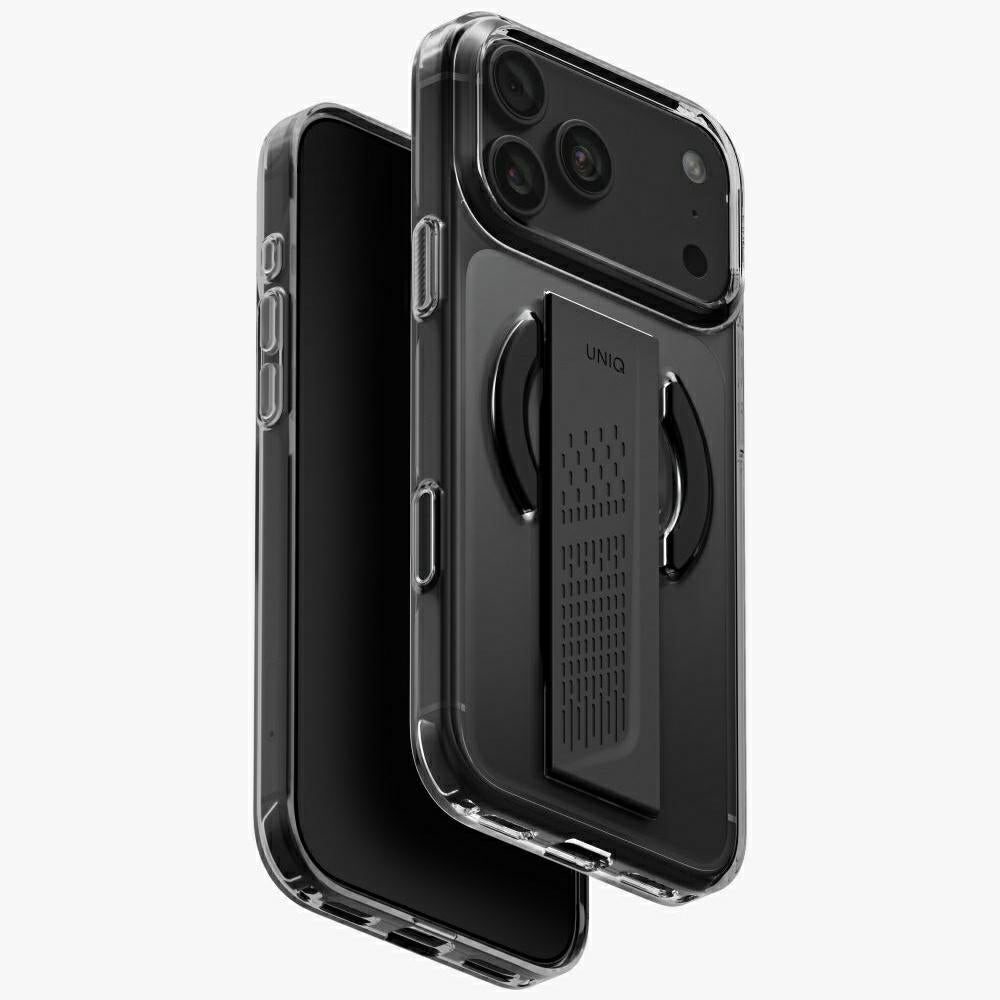 Uniq Heldro Air Magclick įkrovimo dėklas iPhone 18 Pro Max / 17 Pro Max - Juodas -- iPhone 18 Pro Max / iPhone 17 Pro Max