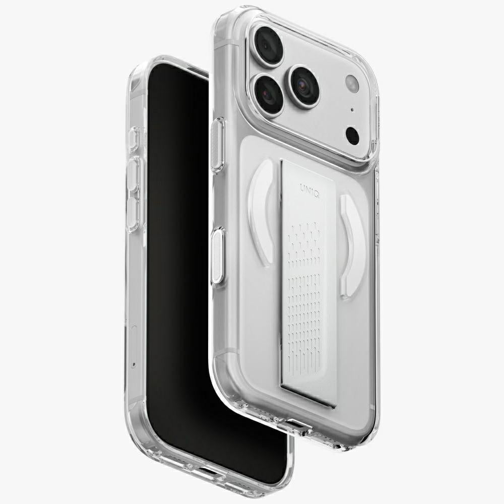 Uniq Heldro Air Magclick įkrovimo dėklas iPhone 18 Pro / 17 Pro - Skaidrus -- iPhone 18 Pro / iPhone 17 Pro
