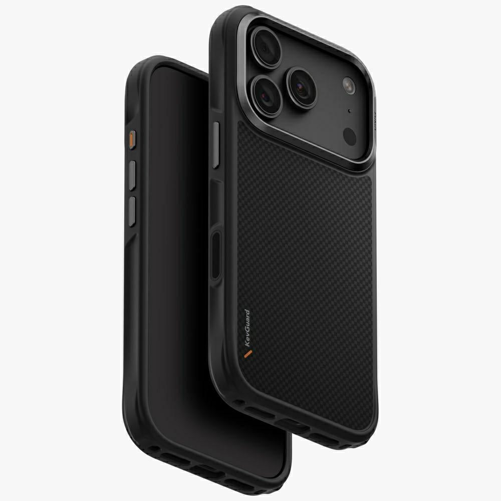 Uniq Keva Magclick įkrovimo dėklas iPhone 18 Pro / 17 Pro - Juoda -- iPhone 18 Pro / iPhone 17 Pro