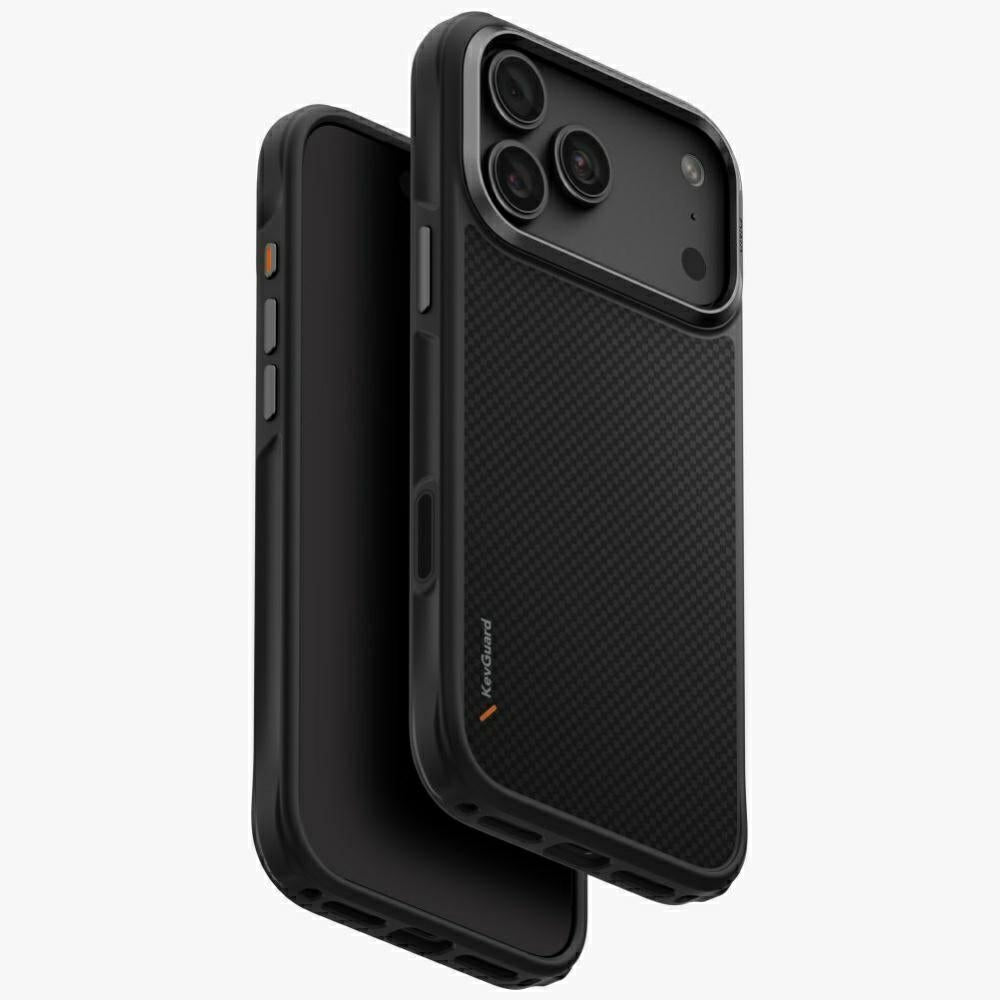 Uniq Keva Magclick įkrovimo dėklas iPhone 18 Pro Max / 17 Pro Max - Juoda -- iPhone 18 Pro Max / iPhone 17 Pro Max