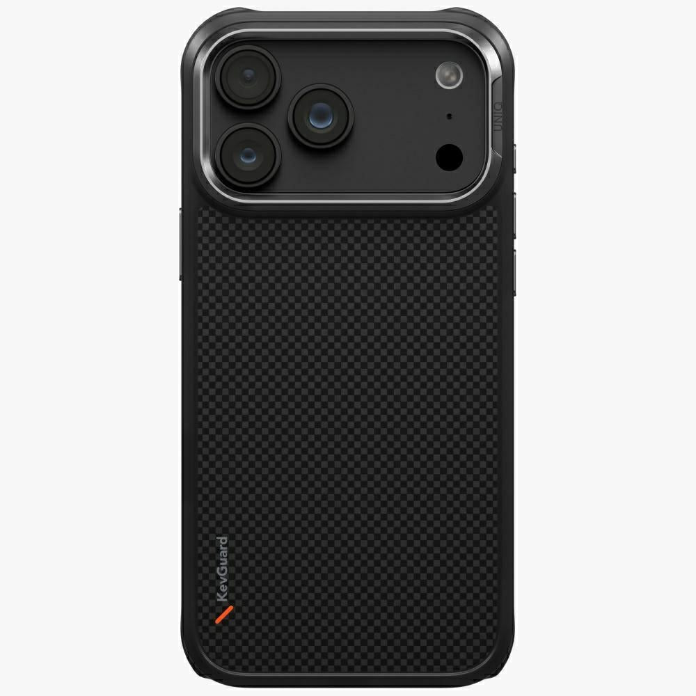 Uniq Keva Magclick įkrovimo dėklas iPhone 18 Pro Max / 17 Pro Max - Juoda -- iPhone 18 Pro Max / iPhone 17 Pro Max