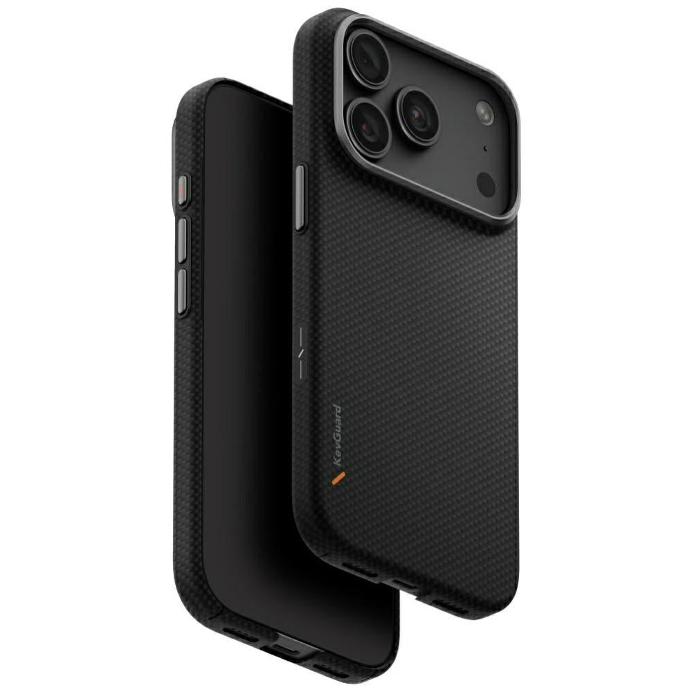 Uniq Keva EDGE Magclick įkrovimo dėklas iPhone 18 Pro / 17 Pro - Juoda -- iPhone 18 Pro / iPhone 17 Pro
