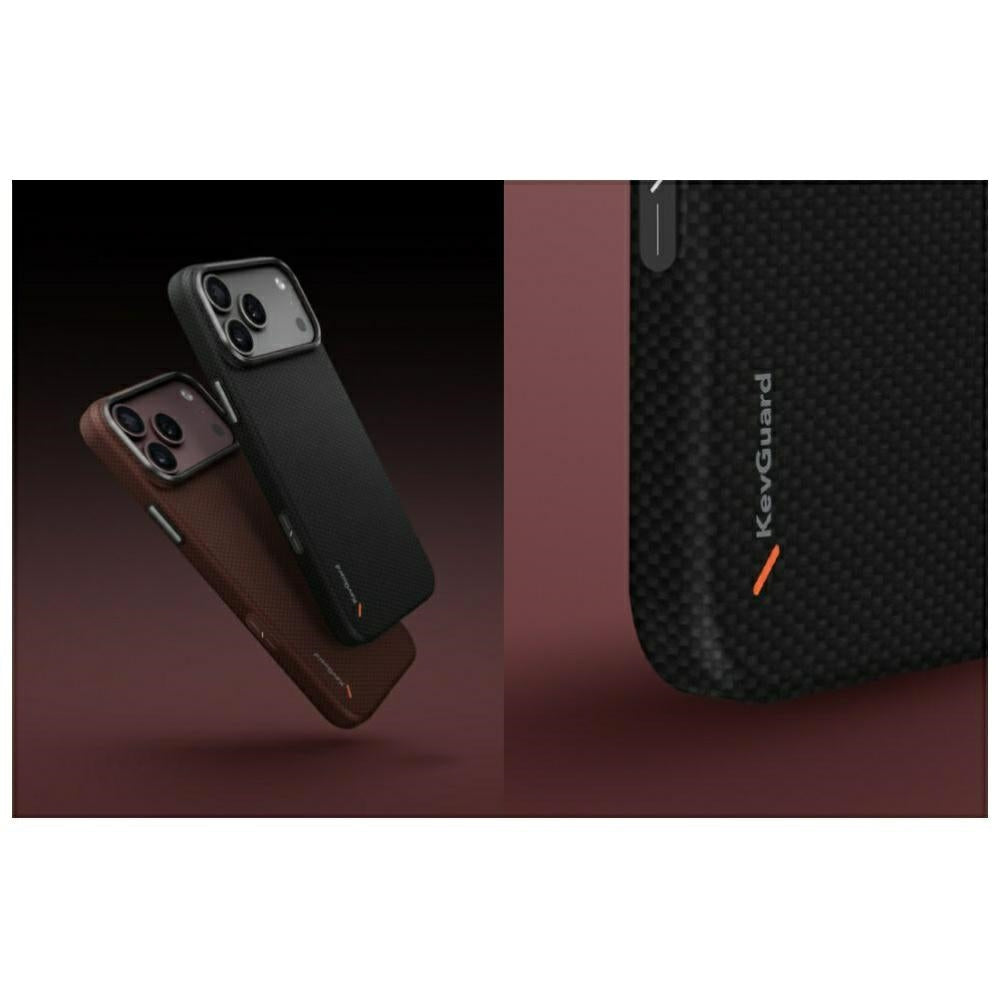 Uniq Keva EDGE Magclick įkrovimo dėklas iPhone 18 Pro / 17 Pro - Juoda -- iPhone 18 Pro / iPhone 17 Pro