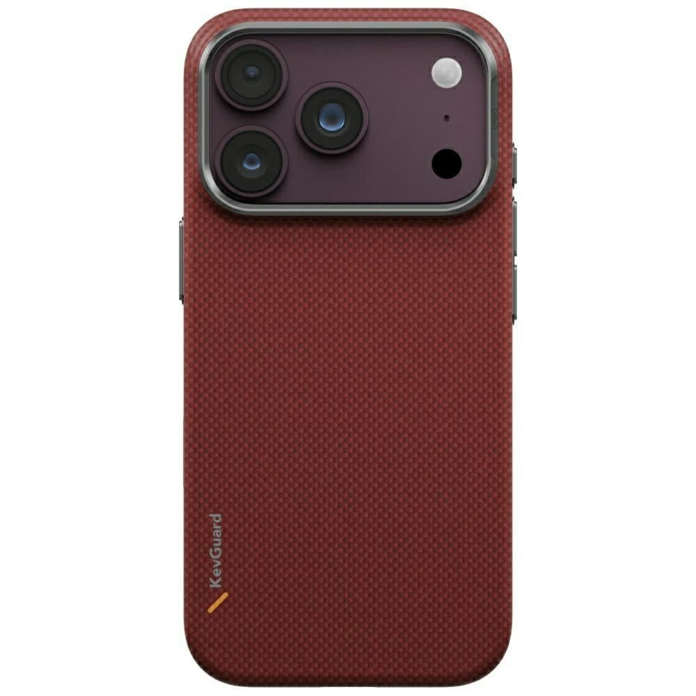 Uniq Keva EDGE Magclick įkrovimo dėklas iPhone 18 Pro / 17 Pro - Raudona -- iPhone 18 Pro / iPhone 17 Pro