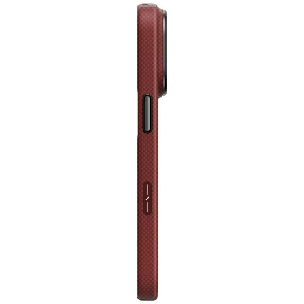 Uniq Keva EDGE Magclick įkrovimo dėklas iPhone 18 Pro / 17 Pro - Raudona -- iPhone 18 Pro / iPhone 17 Pro