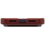 Uniq Keva EDGE Magclick įkrovimo dėklas iPhone 18 Pro / 17 Pro - Raudona -- iPhone 18 Pro / iPhone 17 Pro