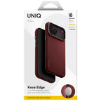 Uniq Keva EDGE Magclick šarginimo dėklas iPhone 18 Pro Max / 17 Pro Max - Raudona -- iPhone 18 Pro Max / iPhone 17 Pro Max