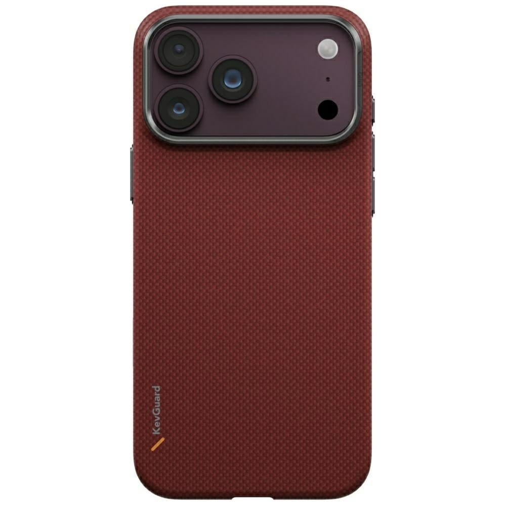 Uniq Keva EDGE Magclick šarginimo dėklas iPhone 18 Pro Max / 17 Pro Max - Raudona -- iPhone 18 Pro Max / iPhone 17 Pro Max