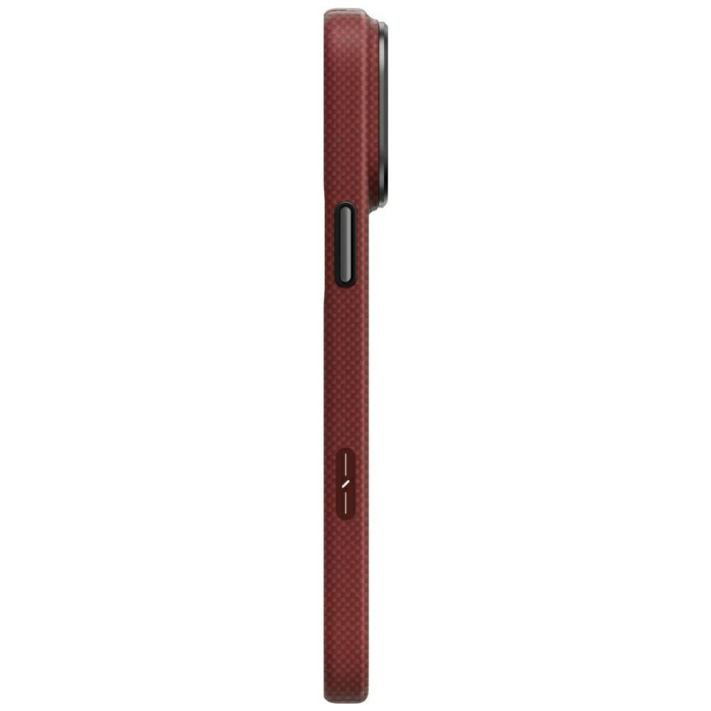 Uniq Keva EDGE Magclick šarginimo dėklas iPhone 18 Pro Max / 17 Pro Max - Raudona -- iPhone 18 Pro Max / iPhone 17 Pro Max